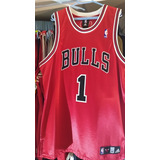 Camisa Chicago Bulls Derrick Rose (oficial De Jogo adidas)