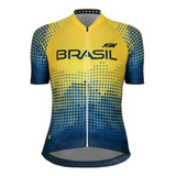 Camisa Ciclismo Asw Oficial Seleção Brasileira