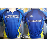Camisa Ciclismo Brasil Anos 2000 Azul