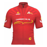 Camisa Ciclismo Caminho Da Fé - Vermelha