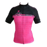 Camisa Ciclismo Feminina Manga Curta Love Bike - Hupi