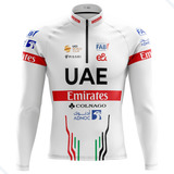 Camisa Ciclismo Masculina Pro Tour Uae Pogacar Uv 50+ 
