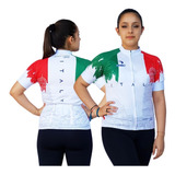 Camisa Ciclismo Sódbike Feminina Nações - Itália Branca