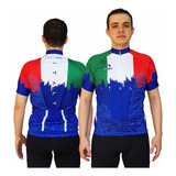 Camisa Ciclismo Sódbike Nações - Itália Azul