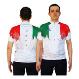 Camisa Ciclismo Sódbike Nações - Itália Branca