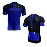 Camisa Ciclista Mattos Masculina Bike Azul