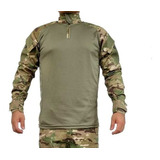 Camisa Combat Shirt Multicam Tradicional Airsoft