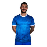 Camisa Cruzeiro Azul Galáxia Masculino Oficial Licenciado