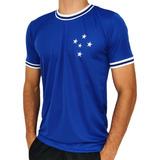 Camisa Cruzeiro Estrela Jacquard Azul Oficial