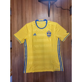 Camisa Da Suécia 2016 Home Oficial - adidas (usada) - Tam. G