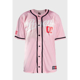Camisa De Baseball Prison Nyc 00 Pink