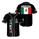 Camisa De Beisebol Personalizada Com Impressão 3d Do México