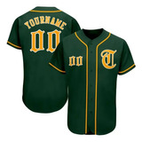 Camisa De Beisebol Personalizada Impressa Em