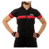 Camisa De Ciclismo Ims Racing Napoli Feminina Rosa E Preta
