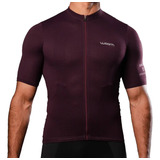 Camisa De Ciclismo Woom Jersey Squadra Wine Masculina 2024