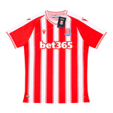 Camisa De Futebol Macron Stoke City 2020/2021 Home Masculina