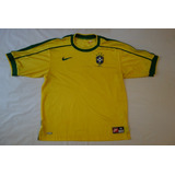 Camisa De Futebol Oficial Seleção Do Brasil (1998) - M