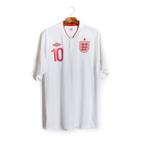 Camisa De Futebol Seleção Inglaterra 2012/13 Umbro 10 Rooney