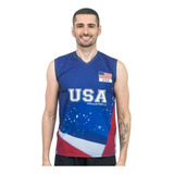 Camisa De Vôlei Dos Estados Unidos