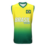 Camisa Do Brasil - Vôlei - Degradê - Masculina