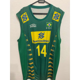 Camisa Do Brasil De Vôlei Olympikus Oficial G Oportunidade