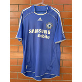 Camisa Do Chelsea Retrô Azul 2006 Camiseta De Time Original 