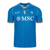 Camisa Ea7 Napoli Home 2023/2024 - Torcedor