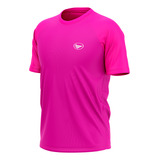 Camisa Esportiva Masculina Vezzo Rosa Fluor