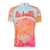 Camisa Feminina Ciclismo Bike Oggi Skin Tour Manga Curta