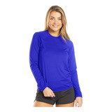 Camisa Feminina Com Proteção Solar Fps50 Anti Uv 