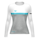 Camisa Feminina Esportiva Uv50 Serena Academia