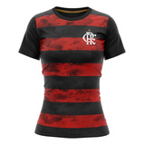 Camisa Feminina Flamengo Baby Look Rubro