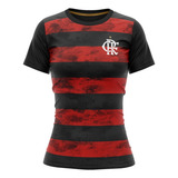 Camisa Feminina Flamengo Baby Look Rubro