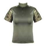 Camisa Feminina Shirt Safo Militar