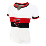 Camisa Flamengo 1976 Branca Feminina