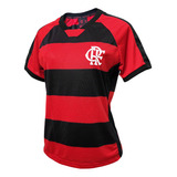 Camisa Flamengo Baby Look Dean Rubro-negro Oficial