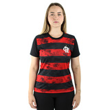 Camisa Flamengo Feminina Casual Mengão Camiseta