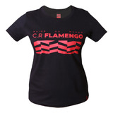 Camisa Flamengo Feminina Crf Preta