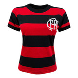 Camisa Flamengo Feminina Retrô 1973 Listrada