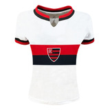 Camisa Flamengo Feminina Retrô 1976 Branca