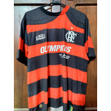 Camisa Flamengo Olympkus Tube Brasileirão 2010 