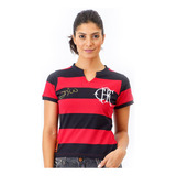 Camisa Flamengo Retrô Tri Zico Feminina