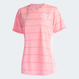 Camisa Flamengo adidas Feminina Outubro Rosa