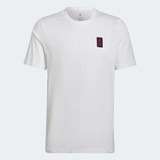 Camisa Flamengo adidas Passeio Algodão Branca