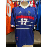Camisa França Copa Do Mundo 1998 Petit 17 Oficial
