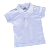 Camisa Gola Polo Infantil Algodão Manga Curta Bebê A 8 Anos