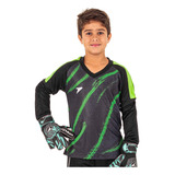 Camisa Goleiro Infantil Manga Longa Poker