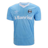 Camisa Grêmio Iii 22/23 S/n° Torcedor Masculina - Azul Claro
