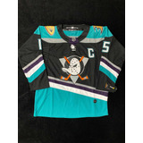 Camisa Hockey The Mighty Ducks Preta - Pronta Entrega