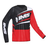 Camisa Ims Flex Roupa Motocross Trilha Vermelho Mx Enduro